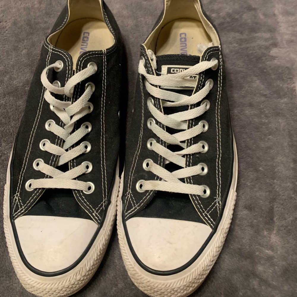 Mens black converse size 11.5